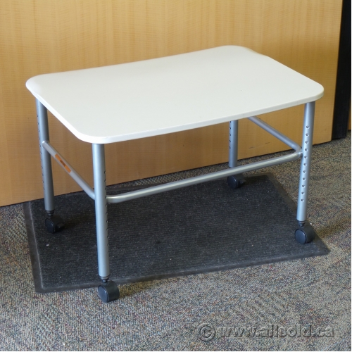 Herman Miller Resolve Adjustable Height Rolling Side Table Allsold.ca